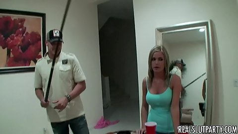 Slut party with some pool