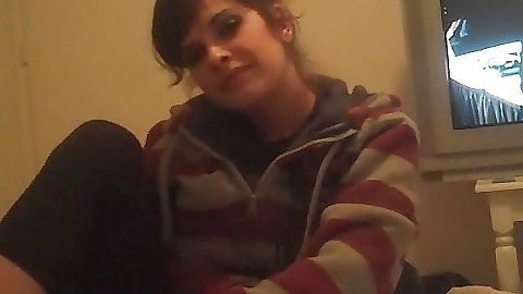 Girlfriend undresses and sucks off her boyfriend