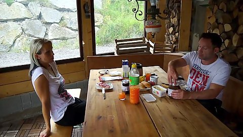 Julia Pink is a milf at the outhouse looking for sex action