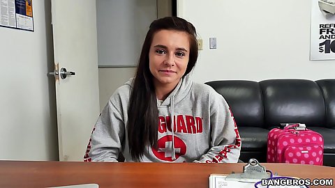 Insatiable college Kharlie Stone comes in for casting session