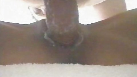 Dude is fucking a girl and begins to cum inside her