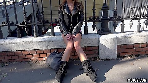 Euro public pickup for money with Amirah Adara