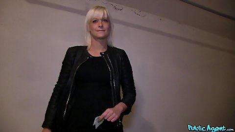 Blonde picked up and offered money to give head