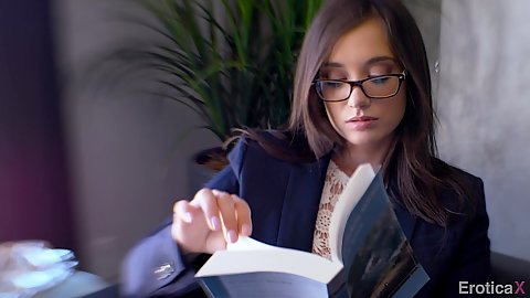 Lovely office babe and her friend Karter Foxxx and Gia Paige