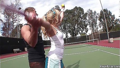 Mallory is going for a tennis lesson
