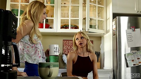 Blonde girls in story based erotica