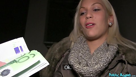 Cecilia Scott smiles when she sees money and accepts