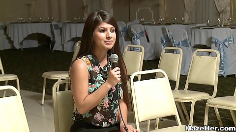 Sorority hall interview for prospectful new pledges and nudity is a bust