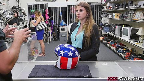 Ivy Rose is here to sell some helmet but we dont want her to leave empty assed