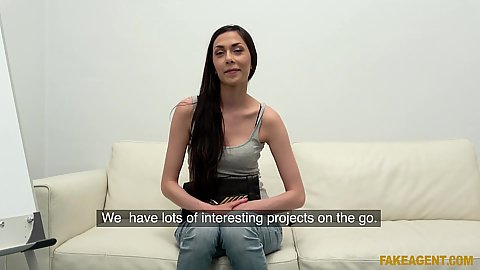 Ashely Ocean here to show off that slim Czech model body that we love seeing at auditions