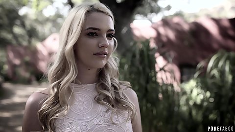 Story based babe looking teen blonde in clothes Kenna James has a perverted neighbor that constantly voyeur spies on her