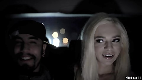 Driving to a meeting place with Tiffany Watson and Adria Rae being quite the delinquent little sluts not obeying police officer
