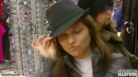 Going shopping with amateur teen gf Lory and then filming as she gets changed in the fitting room