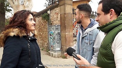 Girl offered a bit of money for a crazy reality movie we are filming today Penelopa