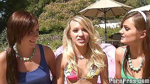 Cumshot Suprise Teagan summers and her friends