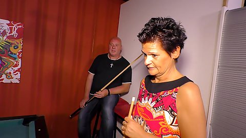 Housewife pool table fooling around committing adultery with inked newcomer PD Meggy mature woman