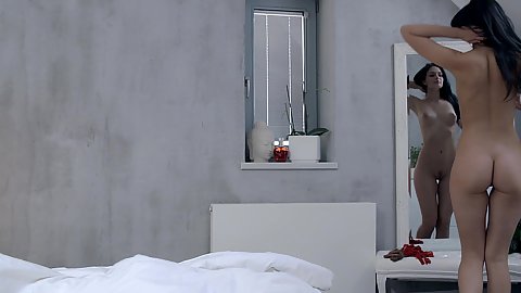 Twat hole eating and fingering from light complexion lesbian Leanne Lace as well as Emylia Argan with medium sized tits trimmed pussy holes