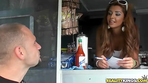 We gave latina Rio some tips and she is all happy