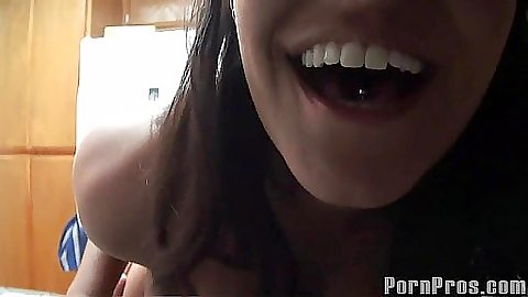 Trimmed pussy latina sextape with Charley Chase