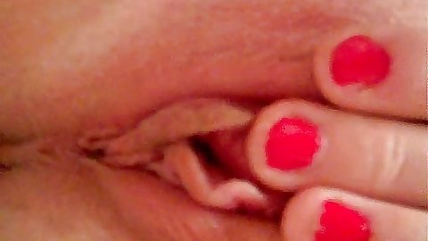Close up teen cutie masturbating