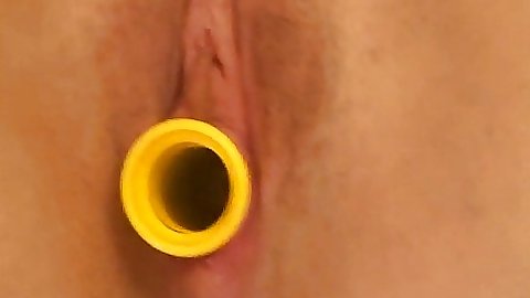 Mifl gf plays with a dildo and fingers herself