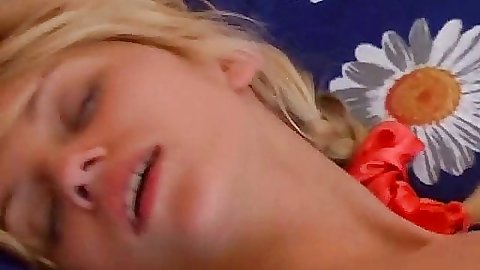 Reall close view of fingers entering shaved pussy