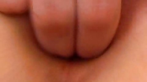 Teen gf with small firm tits on the bed alone