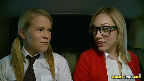 Going for a drive in a van with Aiden and Lily