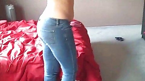 Milf uploads a home video babe strips