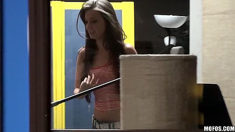 Hot teen in tight tight shorts