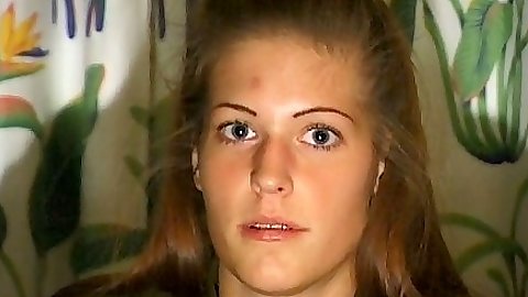 Amateur Gaby Wolf sits and prepares for first time sex video