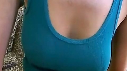 Busty milf sucking fat dildo and shoving inside her pussy