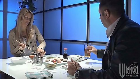 Diner sushi tim for jessica drake