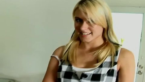 Kayty gives us a little peek up her skirt