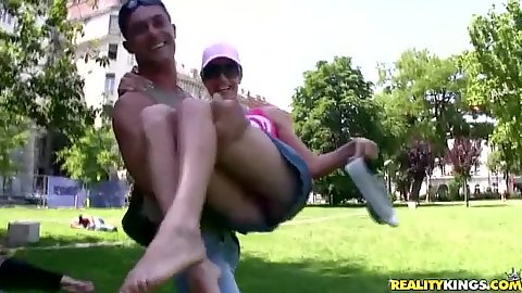 Sexy EUro babes Laridna and Lara show us some tits