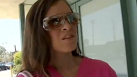 Chick picked up outdoors in the plaza