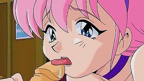 Anime cartoon cock sucking and doggy style penetration