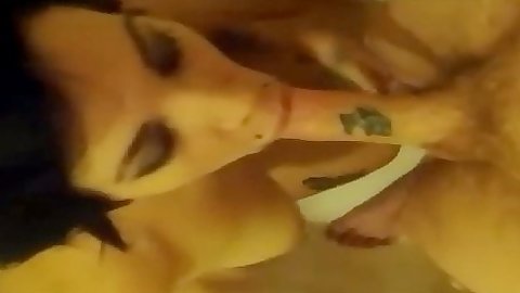 Pov amateur teen blowjob with La Dahlia on home video