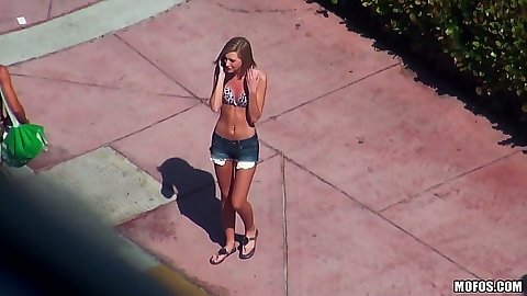 Chloe Brooke public voyeur pick up and bring her back