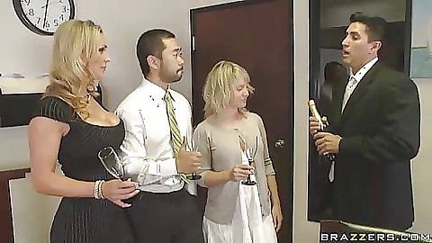 Tanya is trying to hook up with coworker Pete