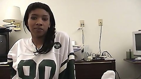 Amateur black girl sucks dick like a nympho