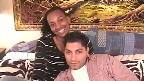 Ebony amateur Tina and her bf home video