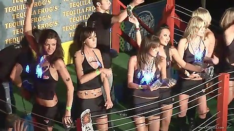 Dancing college sluts flashing panties in upskirts