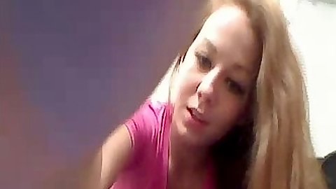 Teasing college student Jessica Carrboro is slowly undressing