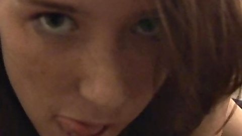 Young and horny Brooke Skye rolling around the floor naked